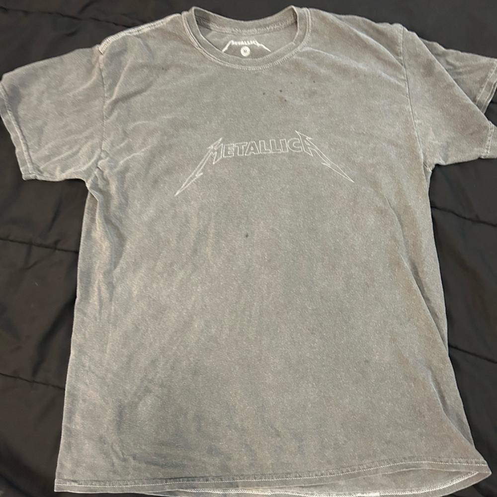 Vintage metalic shirt | Color: grey/white| Size: M